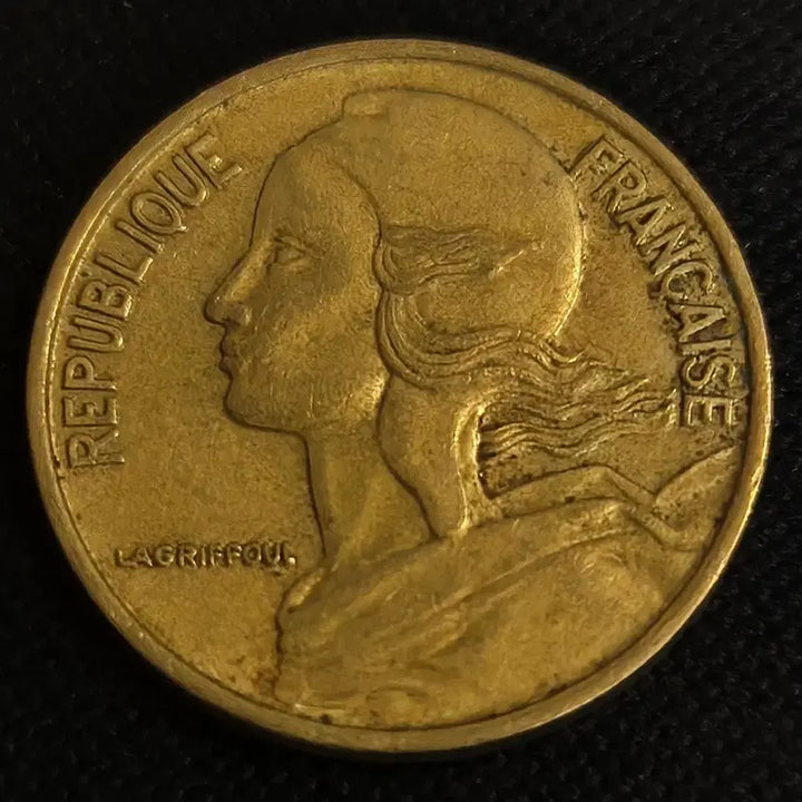 [BUNJANG] 1966 France 5 Franc Coin / 1966년 프랑스 5상팀 동전 [EP. 2807]