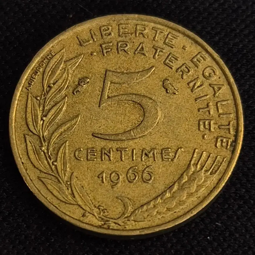 [BUNJANG] 1966 France 5 Franc Coin / 1966년 프랑스 5상팀 동전 [EP. 2807]