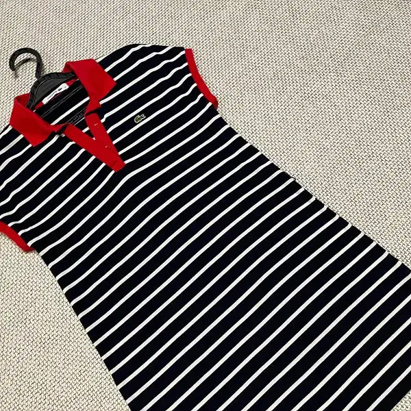 [BUNJANG] Lacoste Short Sleeve Polo Dress (Size S / 90) / S 라코스테 반팔 카라 원피스 N.4870