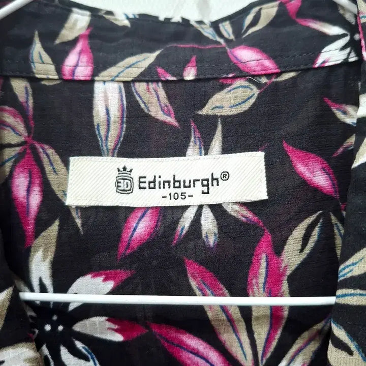[BUNJANG] Edinburgh Flower Pattern Short Sleeve Shirt / Edinburgh 플라워 패턴 반팔 셔츠
