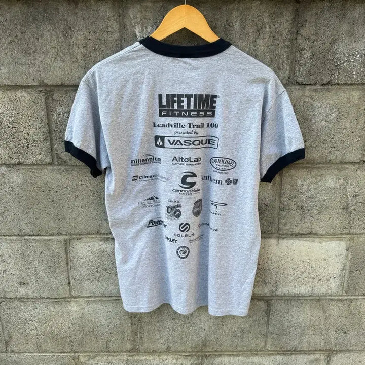 [BUNJANG] Gildan Vintage Printing Ringer T-Shirt (M) / 길단 빈티지 프린팅 링거티 반팔 티셔츠 m