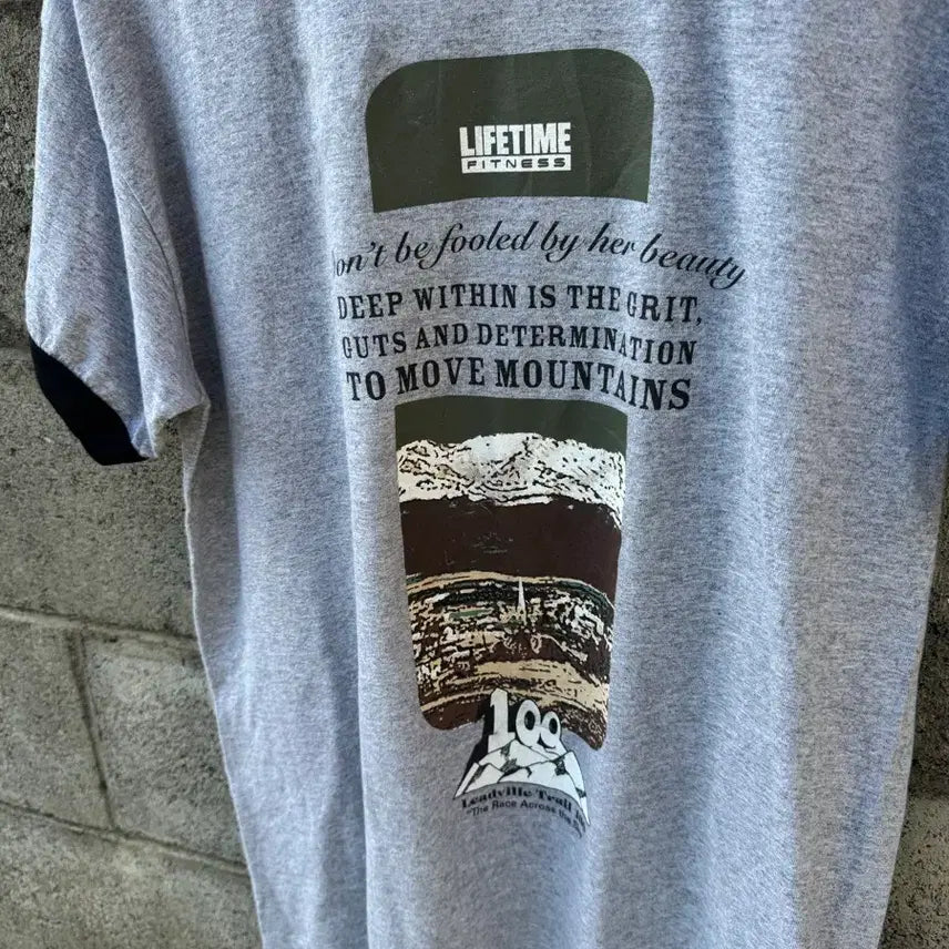 [BUNJANG] Gildan Vintage Printing Ringer T-Shirt (M) / 길단 빈티지 프린팅 링거티 반팔 티셔츠 m