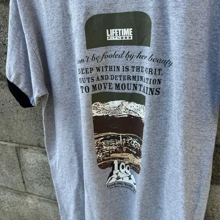 [BUNJANG] Gildan Vintage Printing Ringer T-Shirt (M) / 길단 빈티지 프린팅 링거티 반팔 티셔츠 m