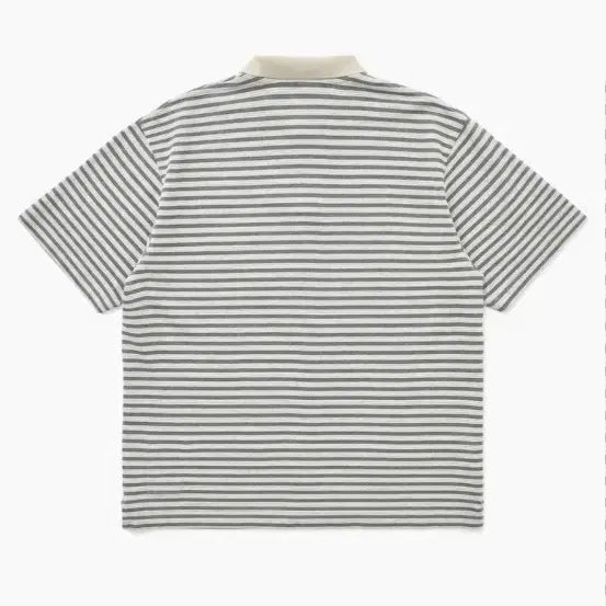 [BUNJANG] XL Khakis SS Stripe Polo T-Shirt Grey / [XL]카키스 SS 스트라이프 폴로 티셔츠 그레이