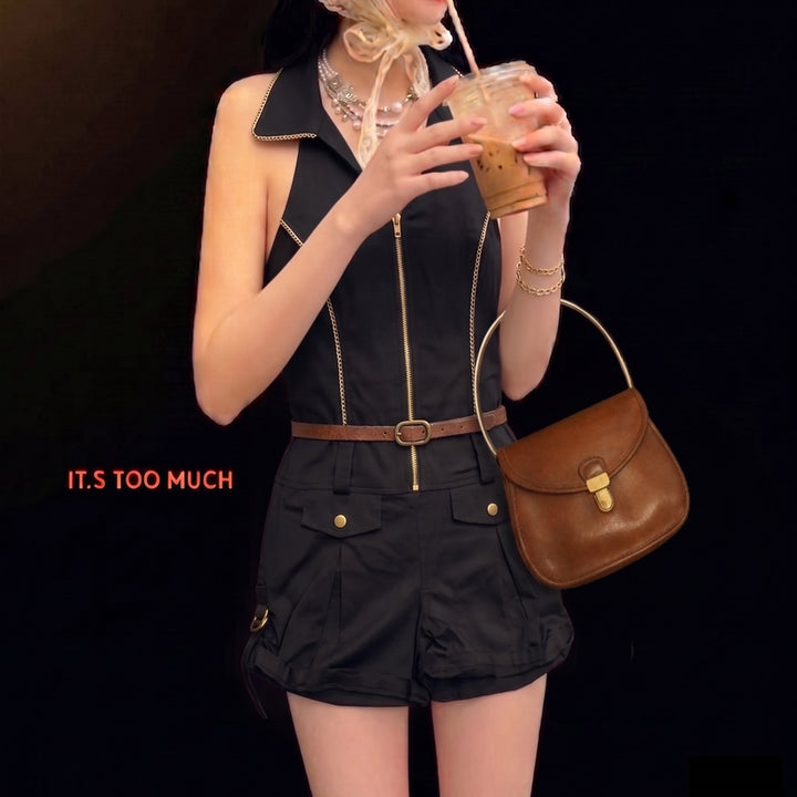 [BUNJANG] Vintage Jump Ruffle Mini Skirt Shorts / 2242 빈티지점프슈트 반바지 미니치마 주름치마 체크치마 빈티지스커트