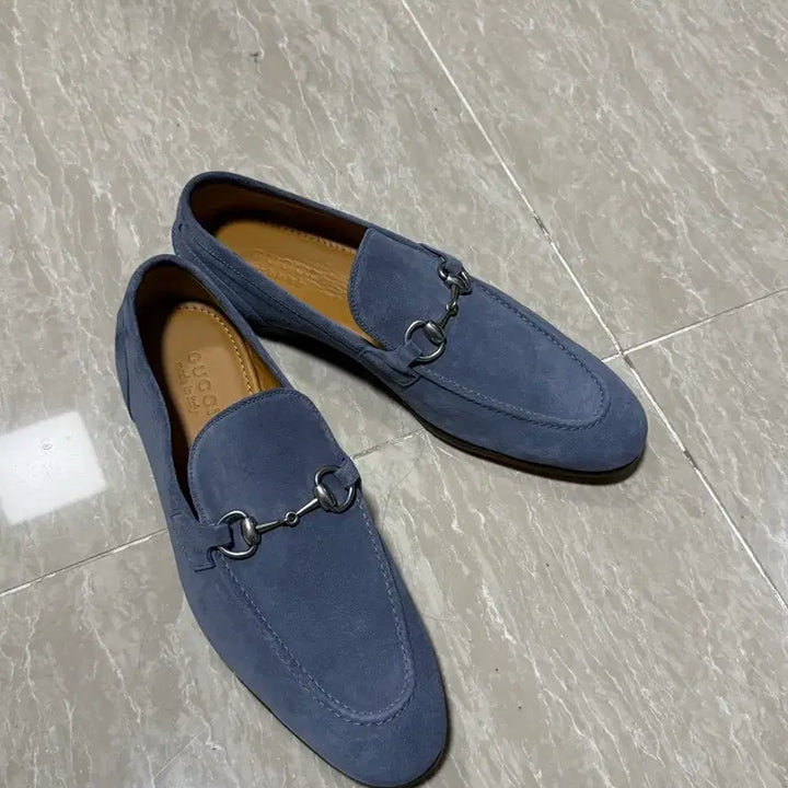 [BUNJANG] Gucci Suede Horsebit Loafers 9 (280) / 구찌 스웨이드 홀스빗 로퍼 9 (280)
