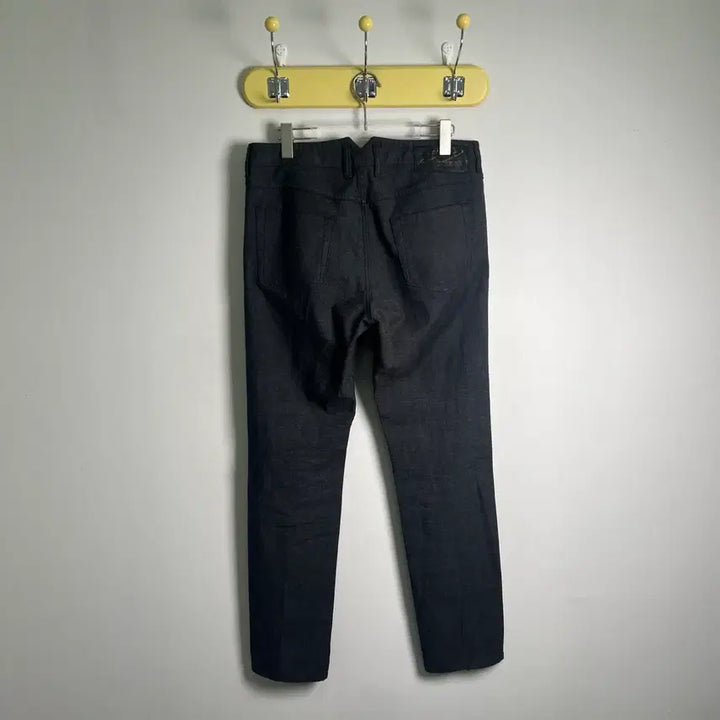 [BUNJANG] Wooyoungmi Side Zip Black Denim Pants Size 50 / Wooyoungmi 우영미 사이드 지퍼 블랙 데님 팬츠 50