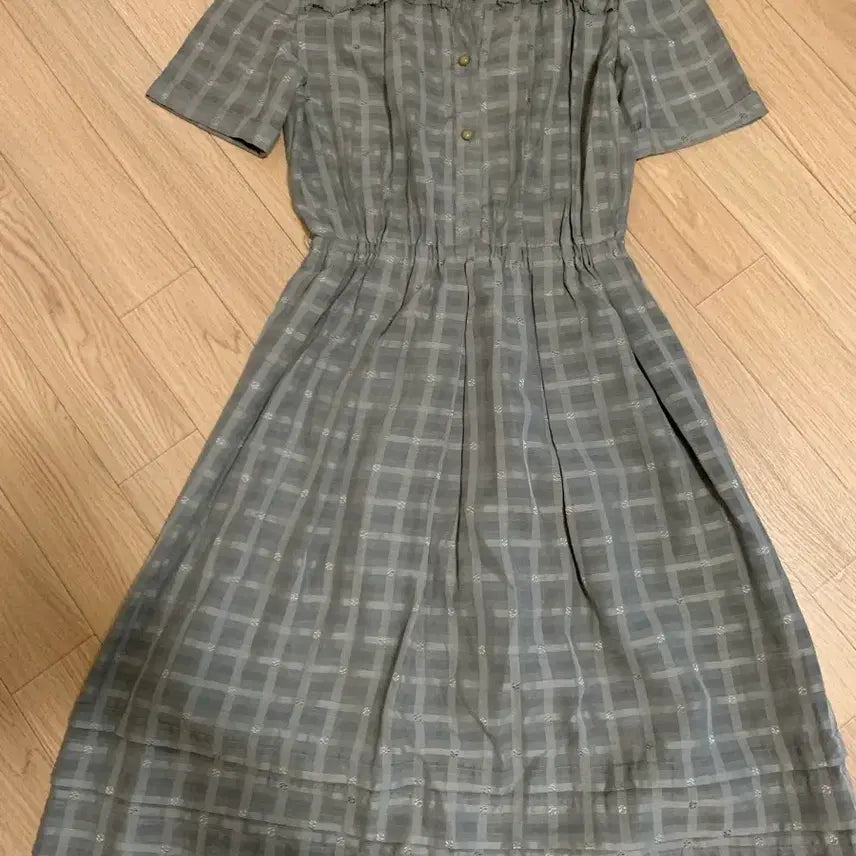 [BUNJANG] Japanese Vintage Sheer Tiered Dress / 일본빈티지 시어 티어드원피스