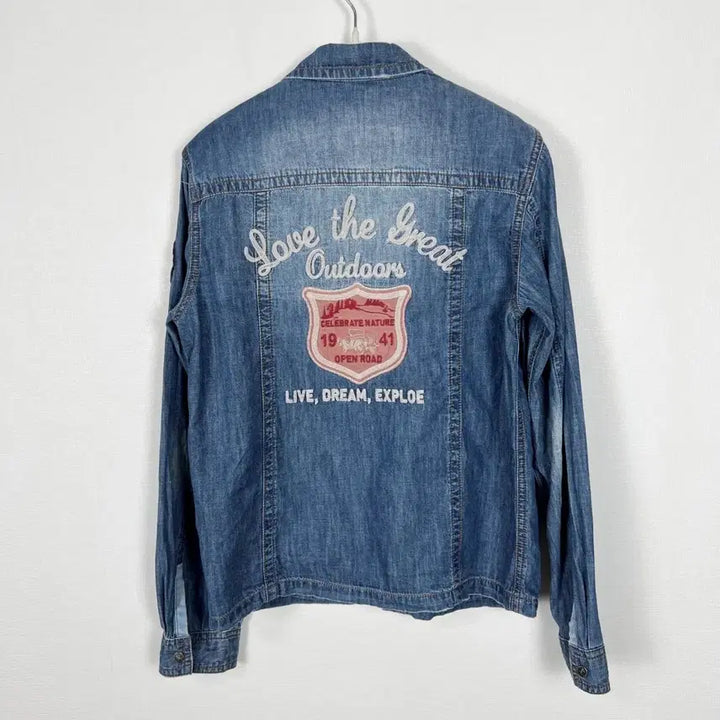 [BUNJANG] Jeep Vintage Denim Shirt / 지프 빈티지 데님 청 셔츠 남방 여S 90 라덴 빈티지