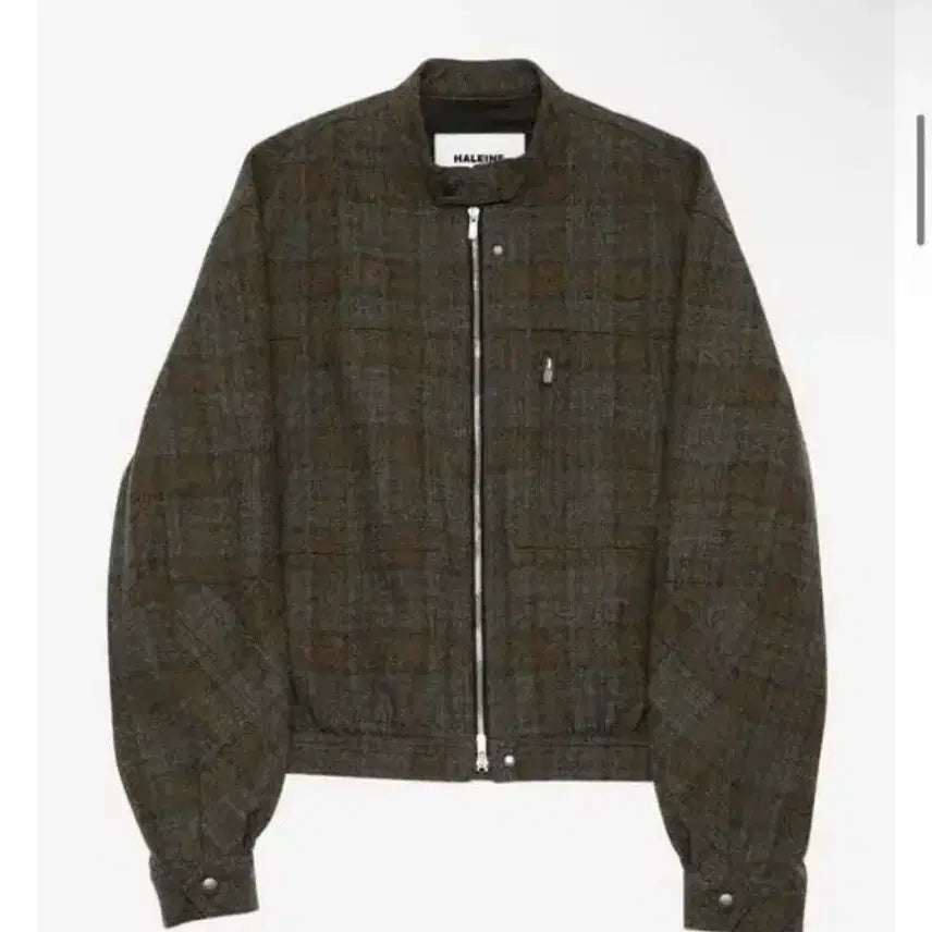 [BUNJANG] Allenne Wool Check Carpenter Biker Jacket Size 1 / 알렌느 울 체크 카펜터 바이커 자켓 1사이즈