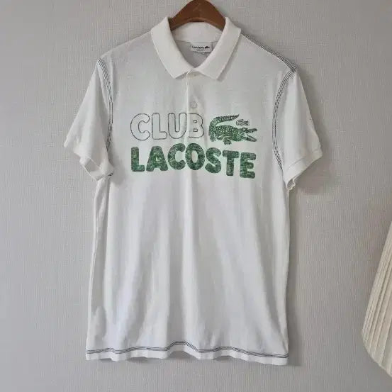 [BUNJANG] Lacoste Club Short Sleeve Polo Shirt White / 라코스테 클럽 반팔 폴로티 화이트