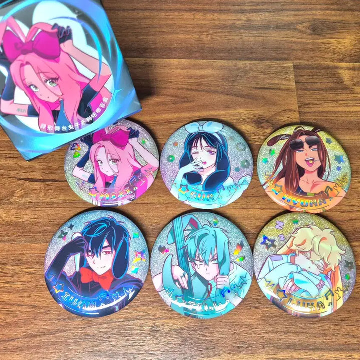 [BUNJANG] ACE:TAIL Rabbit Can Badge Bundle (Ivan, Til, Luca, Sua, Miji, Hyuna) / 에이스테 토끼 캔뱃지 일괄 이반 틸 루카 수아 미지 현아