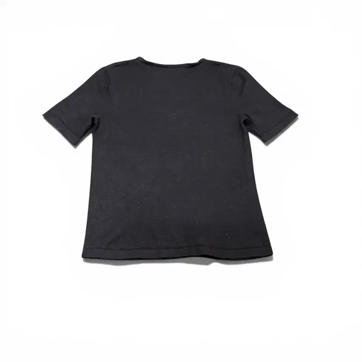 [BUNJANG] Chanel Uniform Black Short Sleeve Knit - Women&