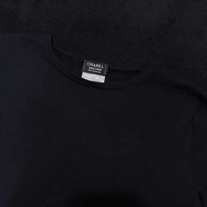 [BUNJANG] Chanel Uniform Black Short Sleeve Knit - Women&
