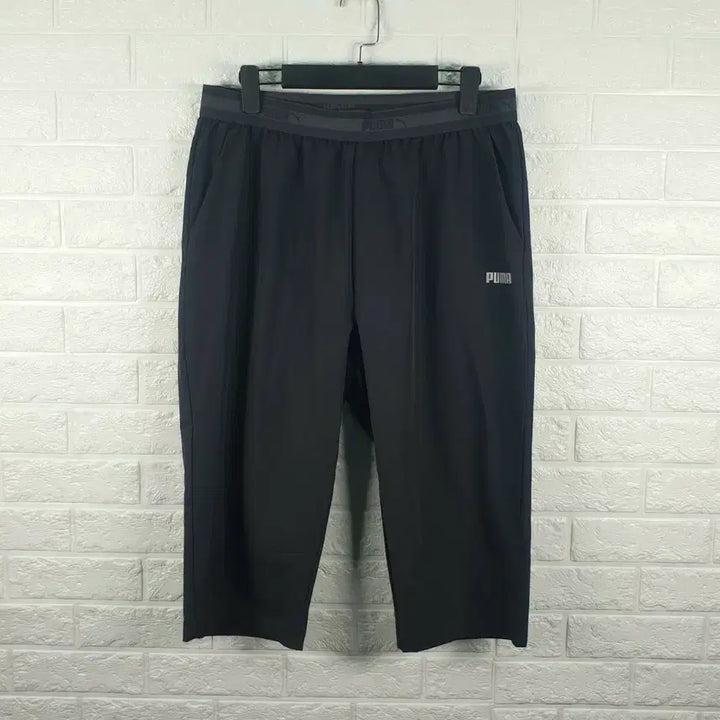 [BUNJANG] Puma Banding 7/10 Length Pants Charcoal Grey / [35]푸마 밴딩 7부 바지
