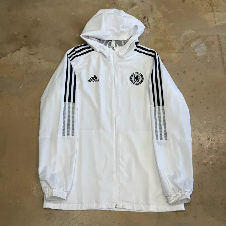 [BUNJANG] Adidas Chelsea FC White Windbreaker XL / XL 아디다스 첼시 FC 화이트 바람막이