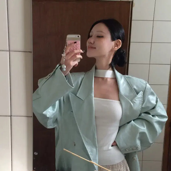 [BUNJANG] TUZROOM Fairy Off-Shoulder Choker Knit (White) / 투즈룸 페어리 오프숄더 초커니트(화이트)