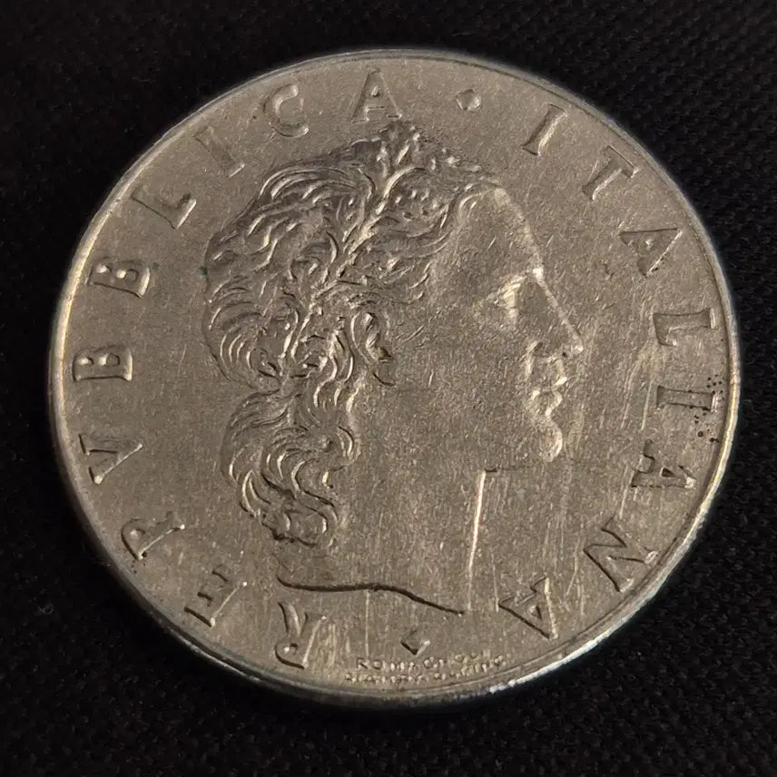 [BUNJANG] 1977 Italian 50 Lire Coin / 1977년 이탈리아 50리라 동전 [EP. 2810]