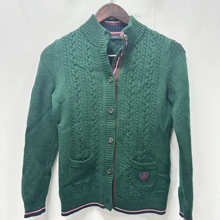 [BUNJANG] HAZZYS Green Cardigan XS / [만원 아라비아빈티지] HAZZYS 헤지스 그린 가디건 XS