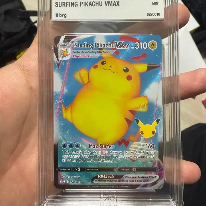 [BUNJANG] Pokemon Card North American Surfing Pikachu VMAX Full Art / 포켓몬 카드 북미 서핑 피카츄 VMAX 풀아트 brg9 민트