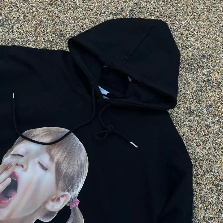 [BUNJANG] Abercrombie Black Hoodie / 아베크롬비 블랙 후드티
