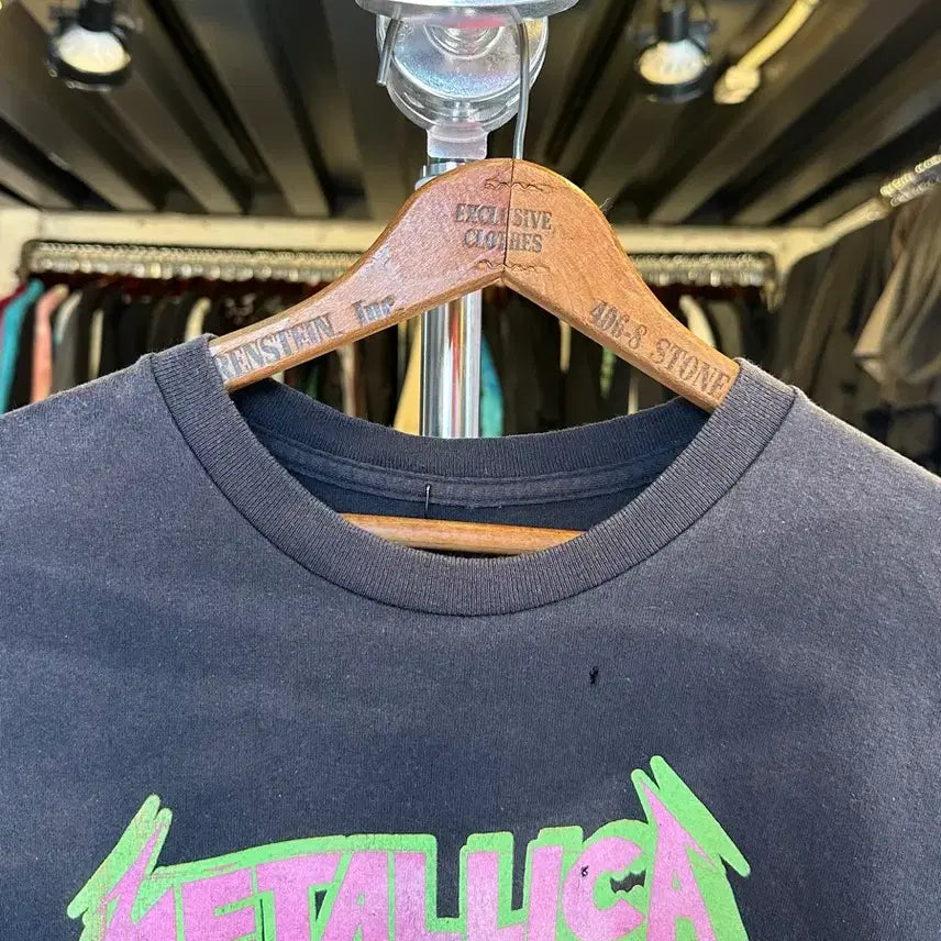 [BUNJANG] Metallica Rock Band Fade Printed T-Shirt / [110]메탈리카 락밴드 페이드 프린팅 티셔츠