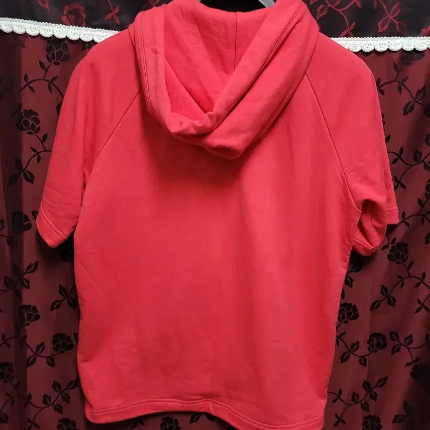 [BUNJANG] New Balance Short Sleeve Hoodie Pink / 뉴발란스 반팔 후드티 핑크