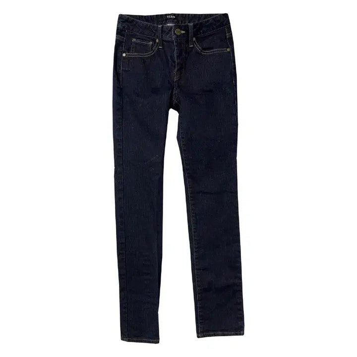 [BUNJANG] Guess Navy Triangle Logo Dark Wash Denim Pants (26) / 게스 네이비 삼각 로고 진청 데님팬츠 64(26)