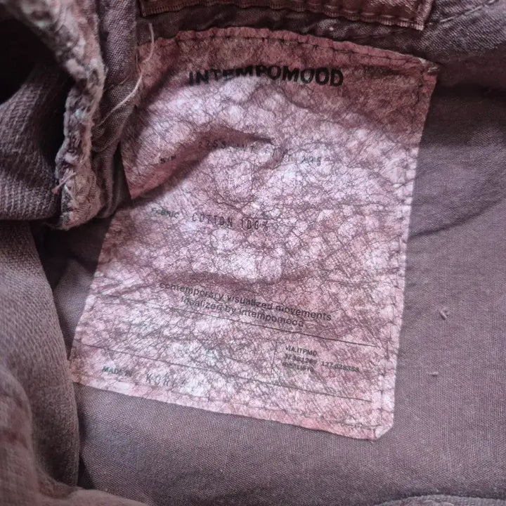 [BUNJANG] In Tempo Mood Ugly Dyeing Color Denim Pink / M 인템포무드 어글리 다잉 컬러데님 핑크