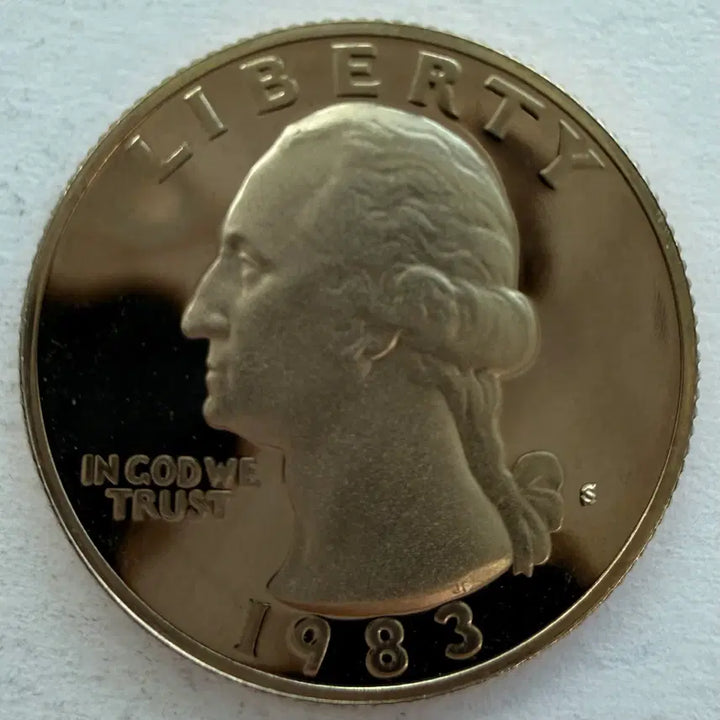 [BUNJANG] 1983 US Quarter Dollar Proof Coin / [미사용] 1983년 미국 쿼터달러 프루프 동전 S2950