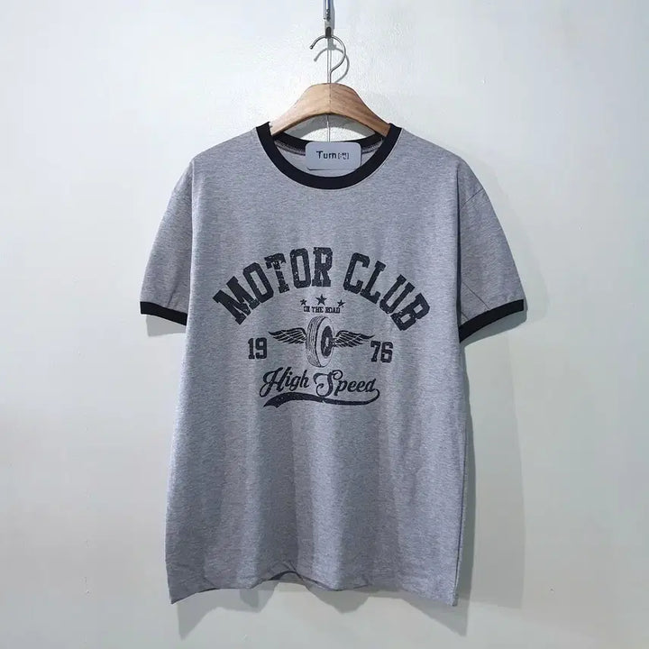 [BUNJANG] Cool Cotton Moto Club Ringer T-Shirt / SS신상) 쿨 코튼 모토클럽 링거 반팔티 3color
