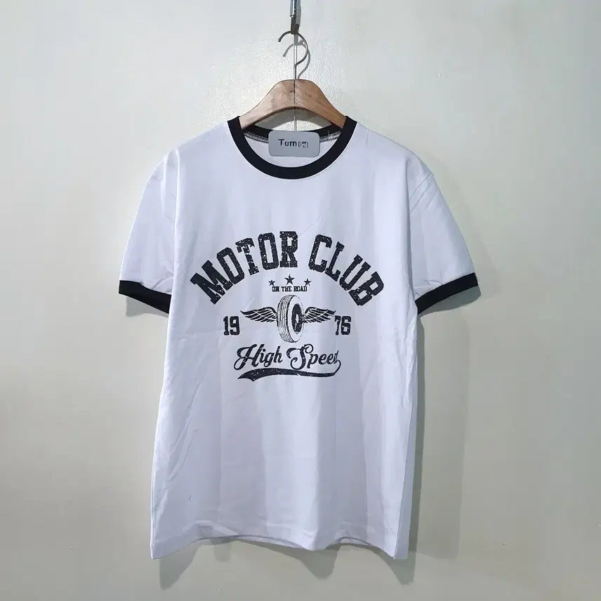 [BUNJANG] Cool Cotton Moto Club Ringer T-Shirt / SS신상) 쿨 코튼 모토클럽 링거 반팔티 3color