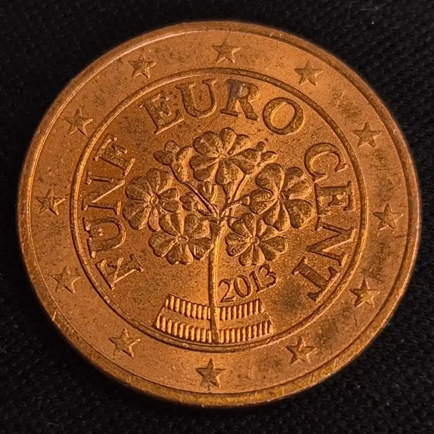 [BUNJANG] 2013 Austria 5 Euro Cent Coin / 2013년 오스트리아 5유로센트 동전 [EP. 2812]