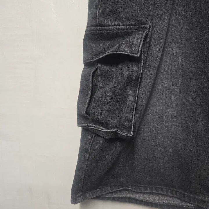 [BUNJANG] Urbanstrees Wide Cargo Denim Shorts L / 어반드레스 와이드 카고 데님반바지 L