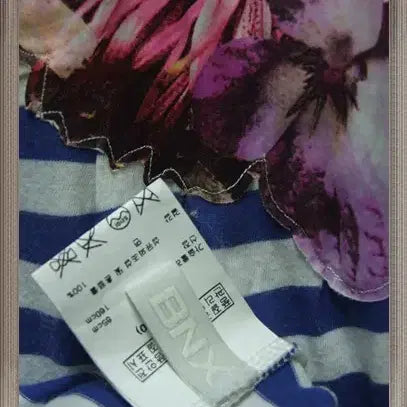 [BUNJANG] BNX Big Patch Vintage Cotton Long Tee Size S / BNX 빅패치 빈티지 면롱티 택S