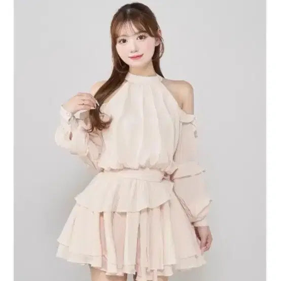 [BUNJANG] Darich Volume Chiffon Mini Dress / 다리치 darich 볼륨 쉬폰 미니 원피스 스나계 일브