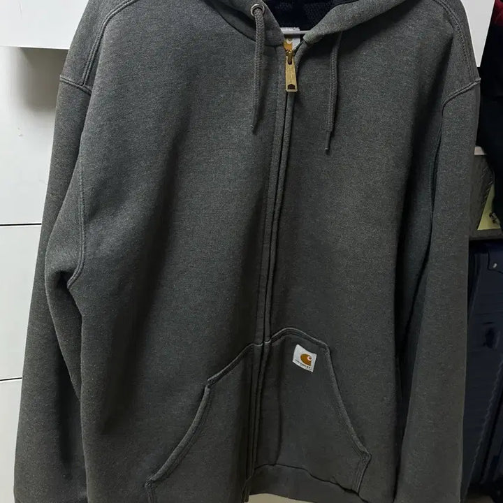 [BUNJANG] Carhartt Thermal Hoodie Carbon Heather / 칼하트 써멀 후드집업 카본헤더 팝니다