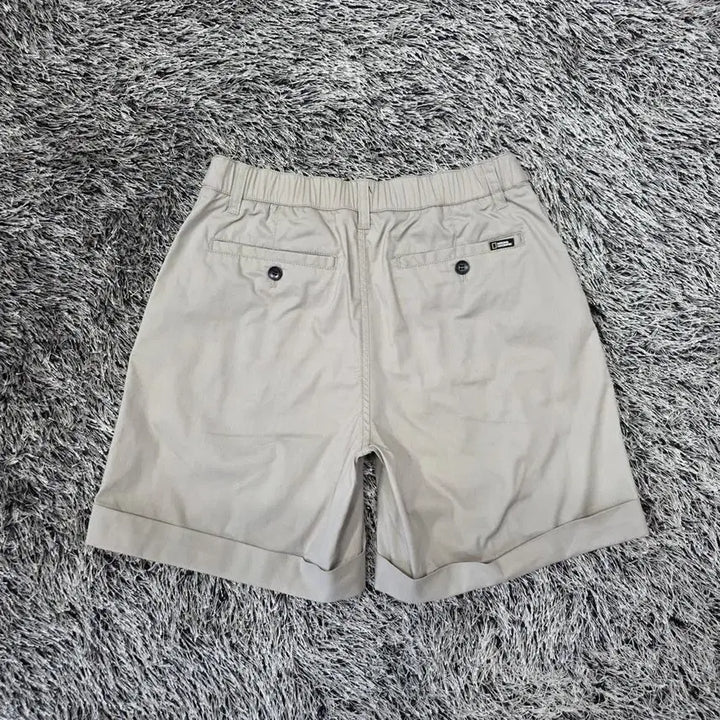 [BUNJANG] National Geographic Beige Cotton Shorts Women&