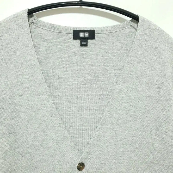 [BUNJANG] Uniqlo Milano Rib V-Neck Cardigan / 유니클로 밀라노립 브이넥 가디건 L_M2710
