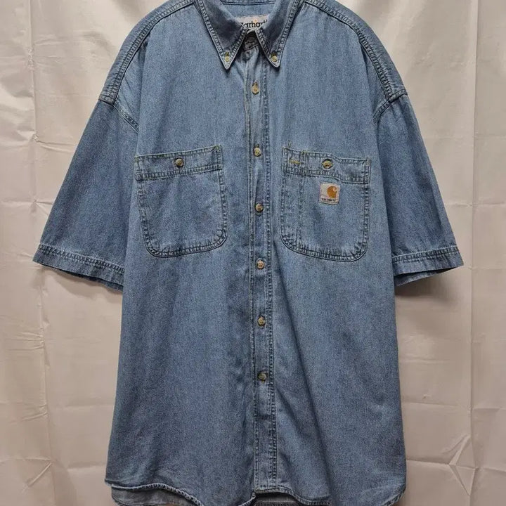 [BUNJANG] Carhartt Denim Shirt / 칼하트 데님셔츠