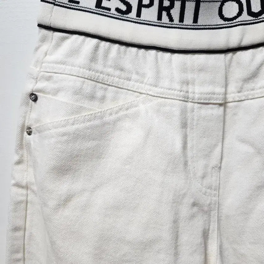 [BUNJANG] SYSTEM White Wide Denim Pants / SYSTEM 화이트 와이드 데님 64