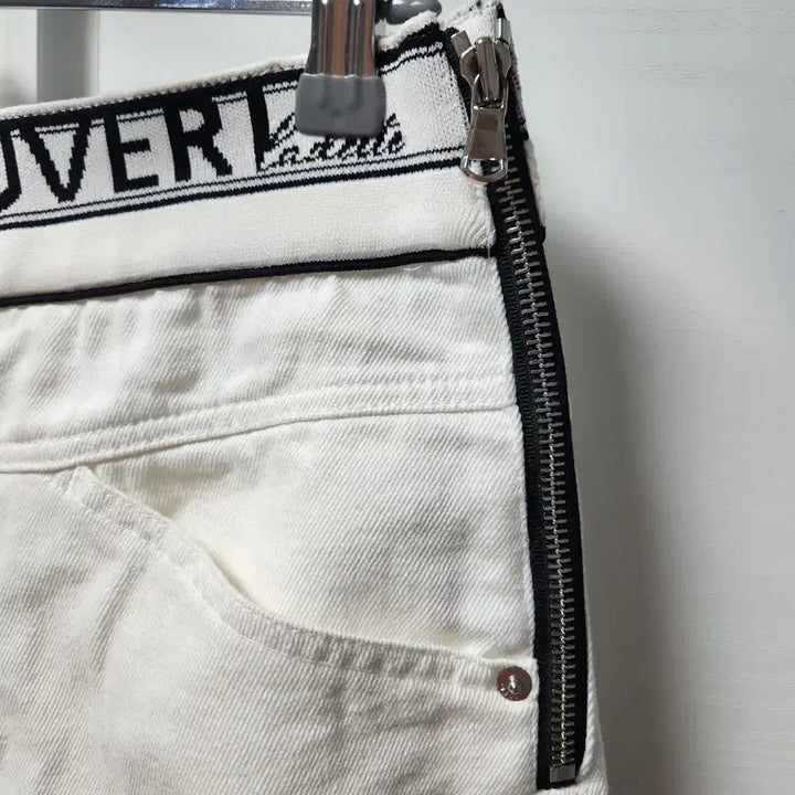 [BUNJANG] SYSTEM White Wide Denim Pants / SYSTEM 화이트 와이드 데님 64