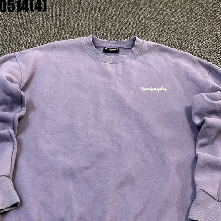 [BUNJANG] Mark Gonzales Purple Sweatshirt T-shirt / 마크 곤잘레스 퍼플 맨투맨 티셔츠