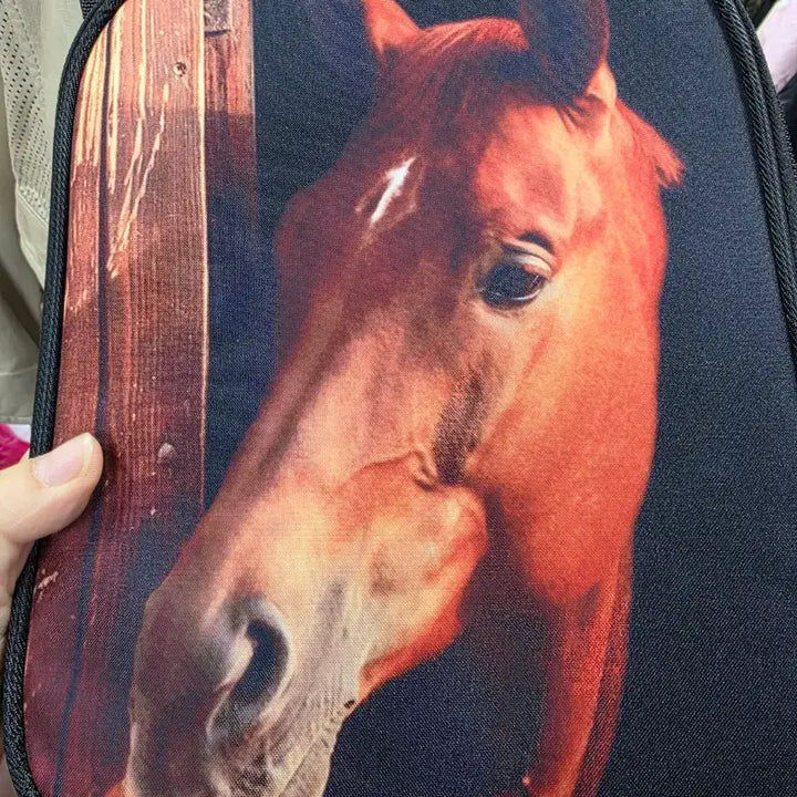 [BUNJANG] VinPalace Horse Print Crossbody Bag / 말 그림 프린팅 크로스백