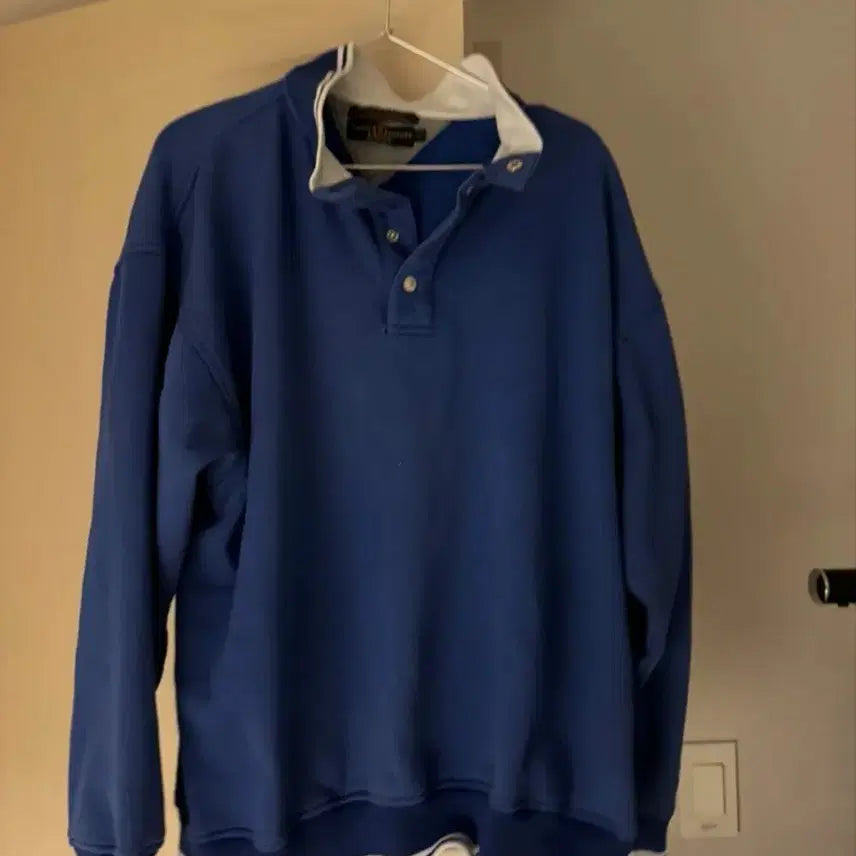 [BUNJANG] Tommy Hilfiger Golf Blue Polo T-Shirt L / 타미힐피거 골프 블루 카라 티셔츠 L