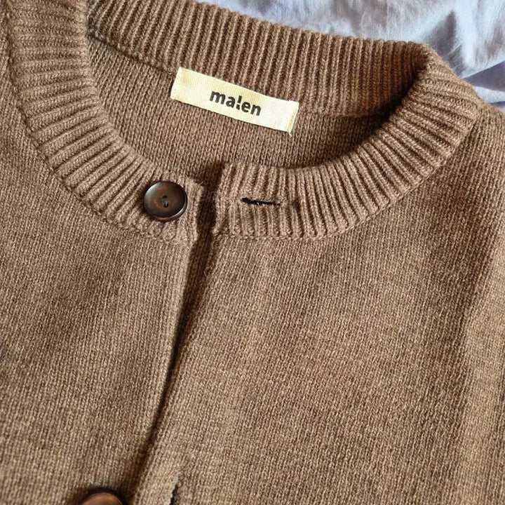 [BUNJANG] Malen Wool Cashmere Knit Cardigan Brown / malen 말렌 울 캐시미어 니트 가디건 브라운 1