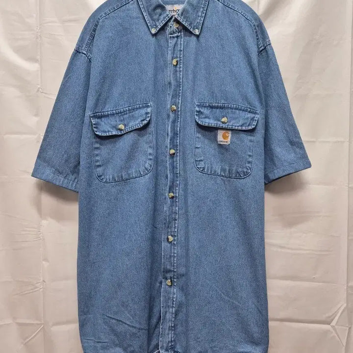 [BUNJANG] Carhartt Denim Shirt / 칼하트 데님셔츠