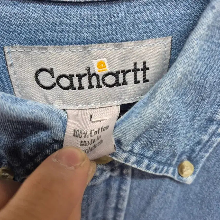 [BUNJANG] Carhartt Denim Shirt / 칼하트 데님셔츠