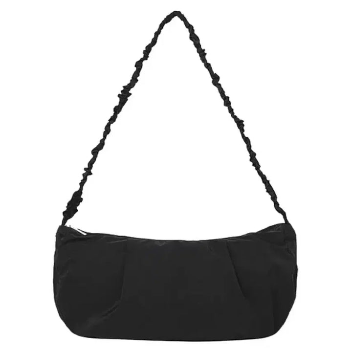 [BUNJANG] 8seconds Shirring Round Crossbody Bag Black / 에잇세컨즈 셔링 라운드 크로스백
