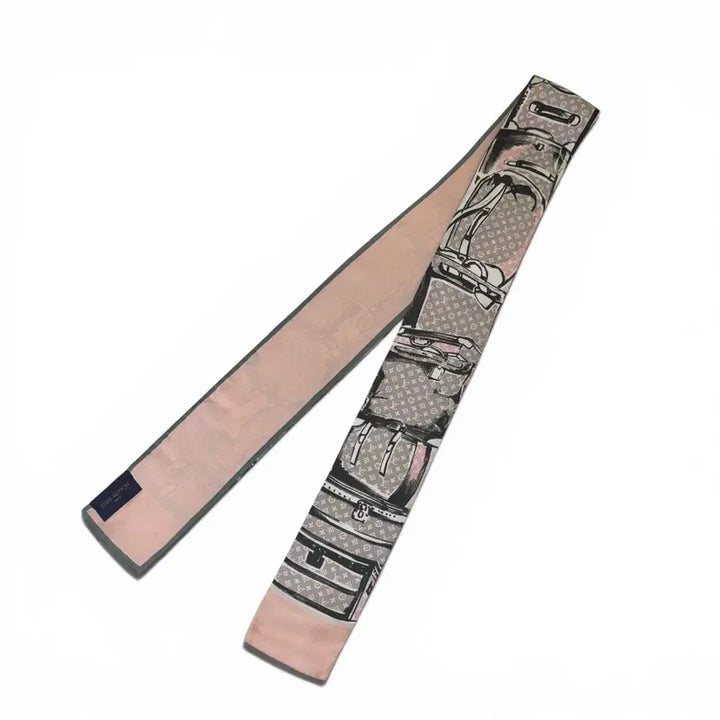 [BUNJANG] Louis Vuitton Pink Twilly Bandana Petit Scarf Silk / OS 루이비통 분홍 트윌리 방도 쁘띠 스카프